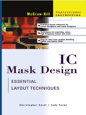 Layout Mask Design Engineer | ic mask design by christopher saint 183 overdrive ebooks Layout Mask Design Engineer | ic mask design by christopher saint 183 overdrive ebooks